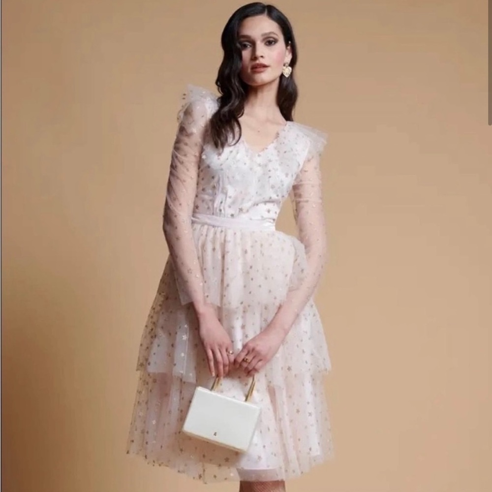 NWT Rachel Parcell Gold Star Dress